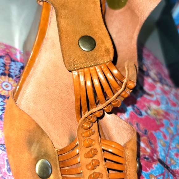 Leather sandals n. 704 b. Size 391/2 - Picture 2 of 10